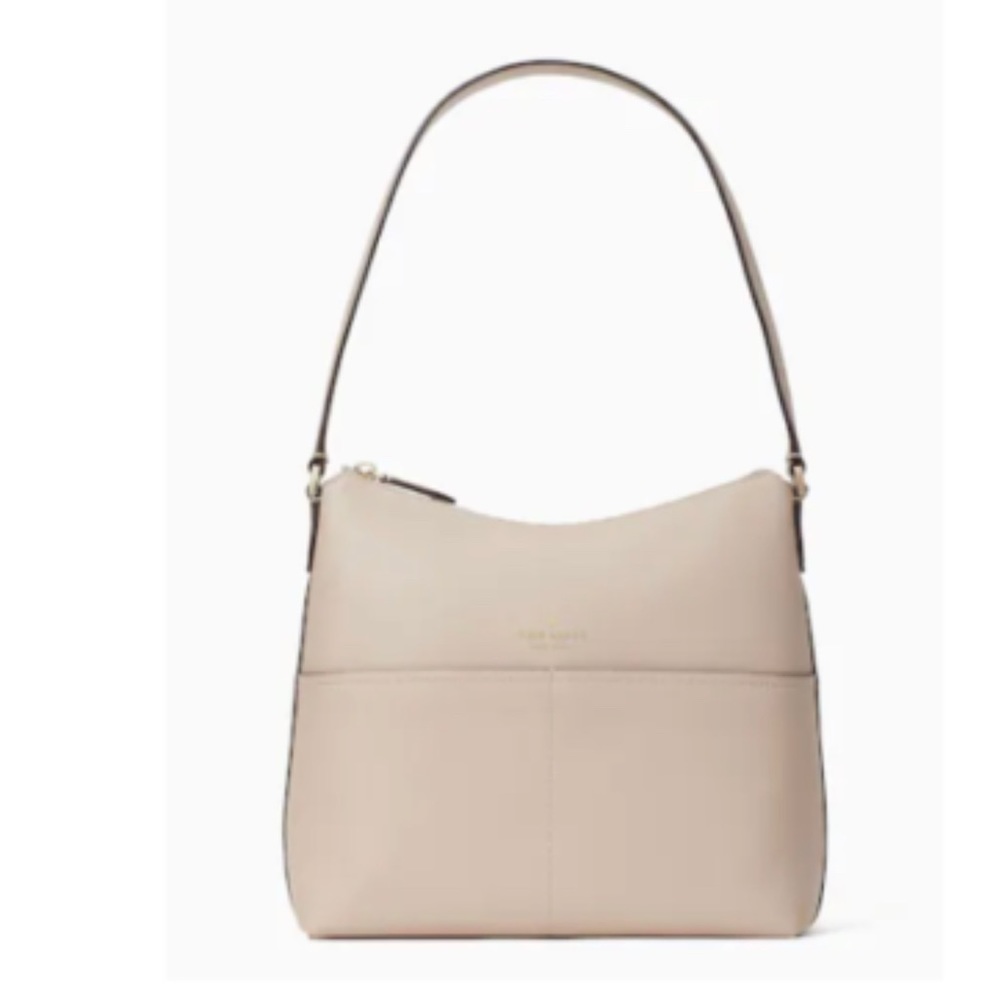 Kate Spade Bailey Shoulder Bag in Textured Beige - Picture 2 of 10